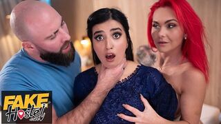 Szégyenlős pakisztáni maca felébred szexuálisan egy édeshármasban kéjenc brit párral