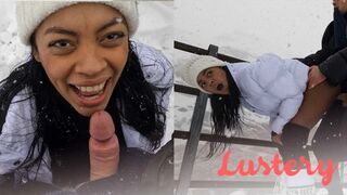 Sofi Vega havas pásztoróra a hóban – forró kolumbiai porno