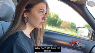 Ribi leszopja a bájdorongot az autóban és megcsalja a pasiját