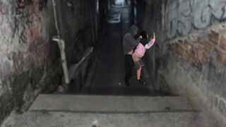 Csoki szajha keményen megkúrelva a favela domb urával a funk tánc után